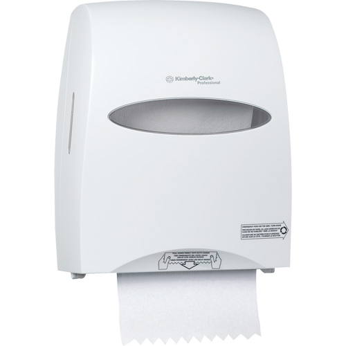 Distributeur de serviettes en rouleaux durs Sanitouch, Manuel/Sans contact, 12,63" la x 10,2" p x 16,13" h Stor-it Systems