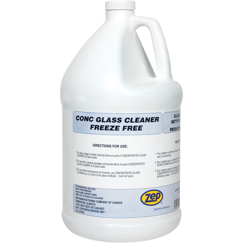Concentrated Freeze-Free Glass Cleaner, 4 L, Jug Stor-it Systems