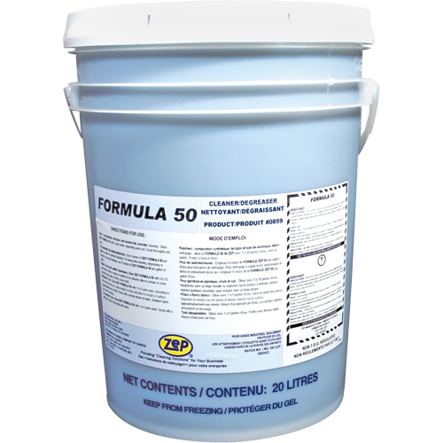 Formula 50 Heavy-Duty Alkaline Cleaner, 20 L, Pail Stor-it Systems