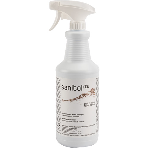 Sanitol Concentrated Disinfectant & Sanitizer, 950 ml, Trigger Bottle Stor-it Systems
