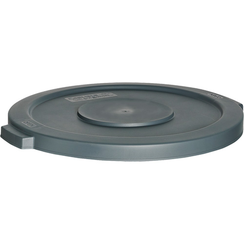 Couvercle pour contenant &agrave; d&eacute;chets, Couvercle plat, Plastique, Convient aux contenants 24" dia. Stor-it Systems