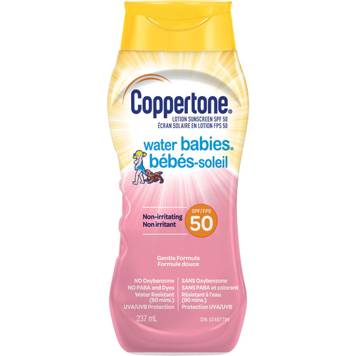 &eacute;cran solaire non irritant Water Babies, FPS 50, Lotion Stor-it Systems