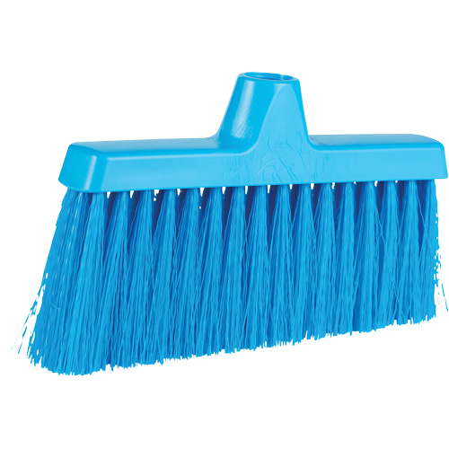 ColorCore Angle Head Broom, Medium Bristles, 10", Polypropylene, Blue Stor-it Systems