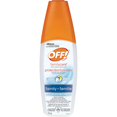 Insectifuge Off! Protection familiale &agrave; parfum de Vague d&eacute;t&eacute;, DEET &agrave; 7 %, Vaporisateur, 175 ml Stor-it Systems