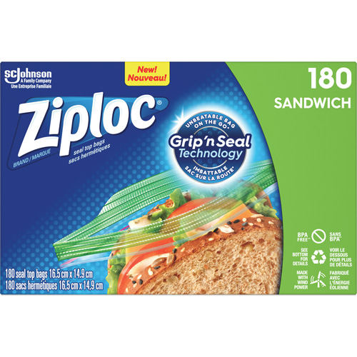 Sacs &agrave; sandwichs Ziploc Stor-it Systems