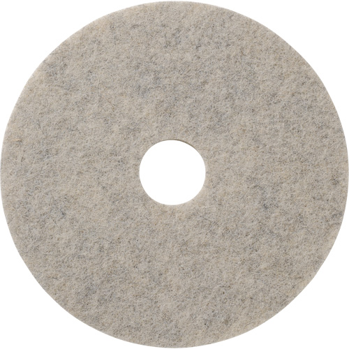 Combo Floor Pads, 19", Buffing/Burnishing, Beige Stor-it Systems