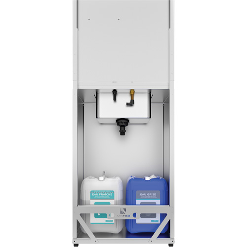 Poste de nettoyage des mains portable MRSink Stor-it Systems