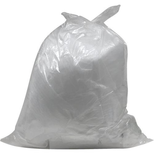 Industrial Garbage Bags, Strong, 26" W x 36" L, 0.9 mils, Clear, 45 L (12 Gal.) Capacity Stor-it Systems