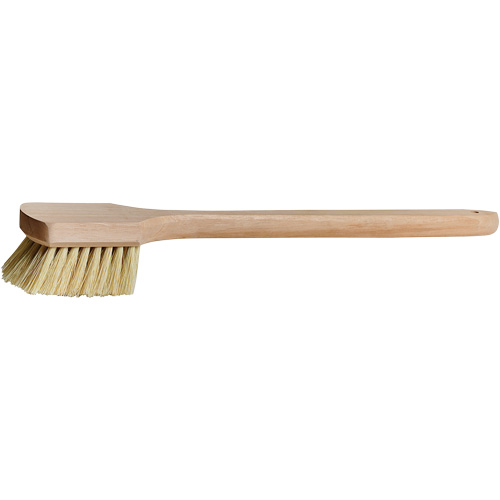 Brosse &agrave; chaudron &agrave; manche long, 20" l, Soies Tampico, Beige Stor-it Systems