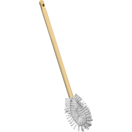 Brosse &agrave; cuvettes HD &agrave; broche torsad&eacute;e, 20" l, Soies Polypropyl&egrave;ne, Jaune Stor-it Systems