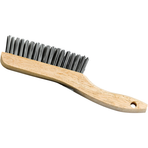 Brosse &agrave; manche en patin, Acier, 4 x 16 rangs de fils, Longueur 9-3/4" Stor-it Systems