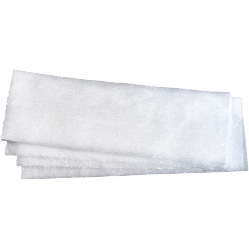 Static Attack Mop Sheets, Polyethylene, White Stor-it Systems