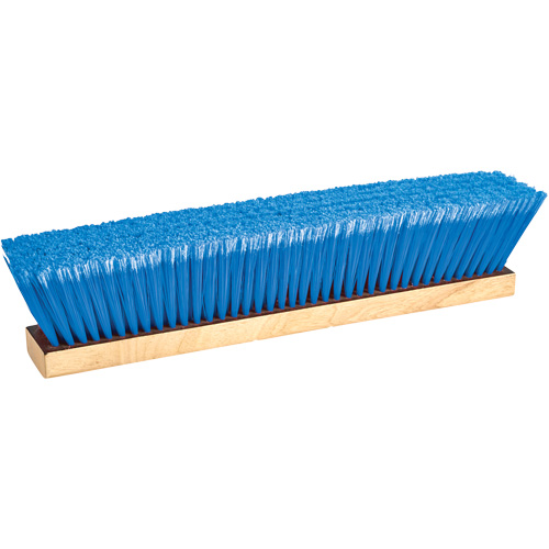 Ryno Push Broom Head, 36", Fine, PVC Bristles Stor-it Systems