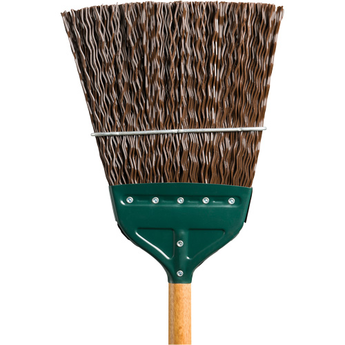 Track & Switch Broom, Wood Handle, Polypropylene Bristles, 52" L Stor-it Systems