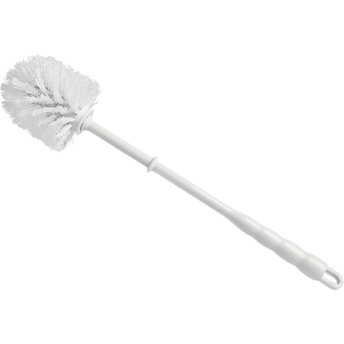 Bowl Brush, 15-1/2" L, Polypropylene Bristles, Red/White Stor-it Systems