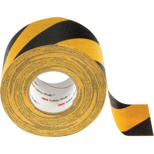 Safety-Walk Slip-Resistant General Purpose Tape, 4" x 60', Black & Yellow Stor-it Systems