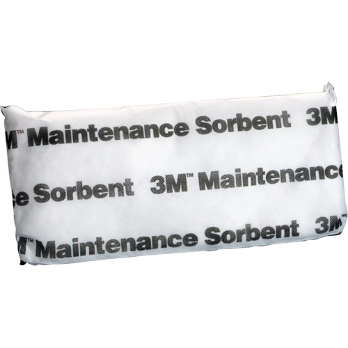 Tampon absorbant de maintenance, Huile seulement, 15" lo x 7" la, 12,6 gal absorption/pqt Stor-it Systems