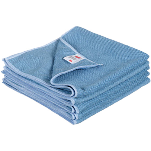 Chiffon de nettoyage haute performance Scotch-Brite, Microfibre, Bleu Stor-it Systems