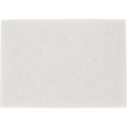 Tampon pour planchers TopLine Speed, 14" x 20", Lustrage/Nettoyage/Polissage, Blanc Stor-it Systems