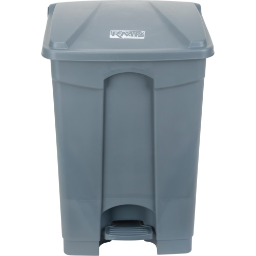 Poubelle &agrave; p&eacute;dale, Plastique, Capacit&eacute; 12 gal. US Stor-it Systems