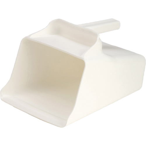 Mega Scoop, Plastic, White, 128 oz. Stor-it Systems