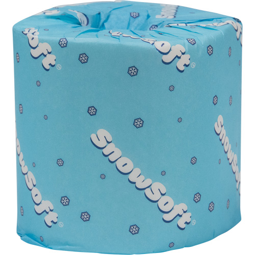 Snow Soft Premium Toilet Paper, 2 Ply, 420 Sheets/Roll, 122' Length, White Stor-it Systems
