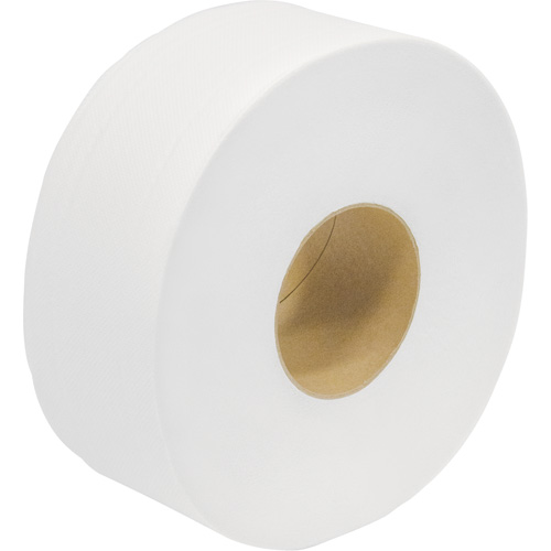 Snow Soft Premium Mini JRT Toilet Paper, Jumbo Roll, 2 Ply, 650' Length, White Stor-it Systems