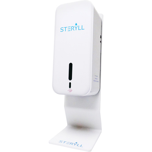 Support de bureau pour distributeur de d&eacute;sinfectant pour les mains Stor-it Systems