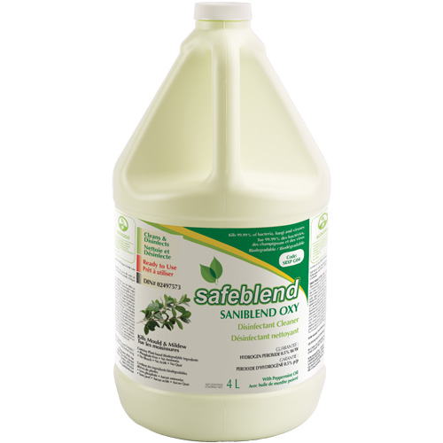 OXY Peppermint Oil Disinfectant Cleaner, 4 L, Jug Stor-it Systems