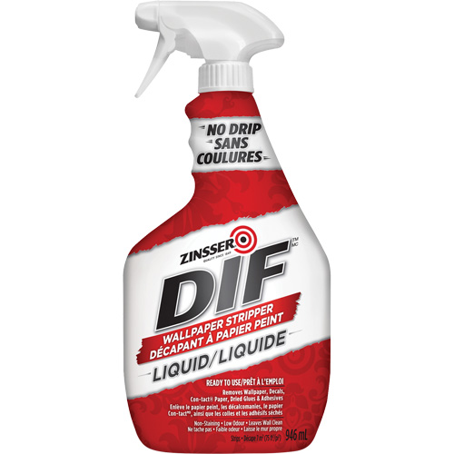 D&eacute;capant &agrave; papier peint &agrave; action rapide DIF, 946 ml, Bouteille &agrave; g&acirc;chette Stor-it Systems