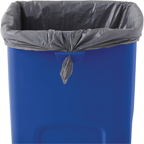 Conteneur de recyclage carr&eacute; Untouchable, Vrac, Plastique, 23 gal. US Stor-it Systems