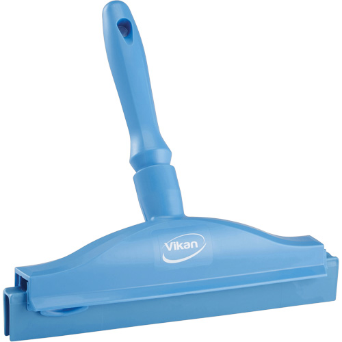 Raclette &agrave; lame double ultra hygi&eacute;nique, 10", Bleu Stor-it Systems