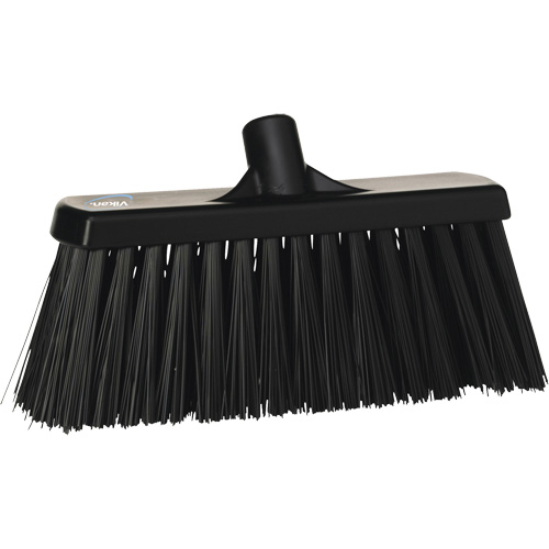 Balai-brosse robuste, Crins Ferme, 13", Polyester, Noir Stor-it Systems