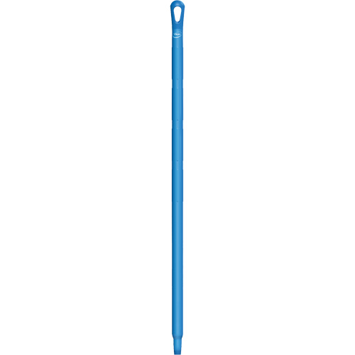 Ultra Hygiene Handle, Broom/Brush/Pad Holder/Scraper/Squeegee, Blue, Standard, 40" L Stor-it Systems