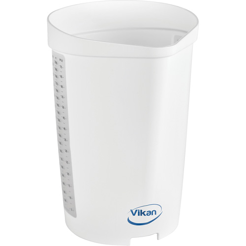 Cruche gradu&eacute;e, Plastique, Blanc, 65 oz Stor-it Systems