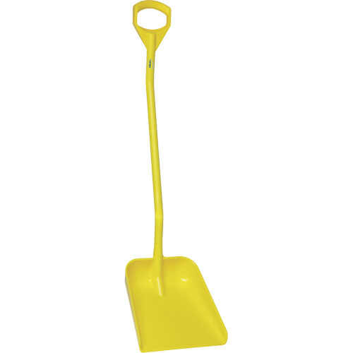 Pelle ergonomique &agrave; grande lame, Longueur de 51", Plastique, Jaune Stor-it Systems