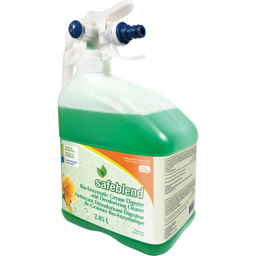 Concentrated Bioenzymatic Grease Digester & Deodorizing Cleaner, Jug Stor-it Systems