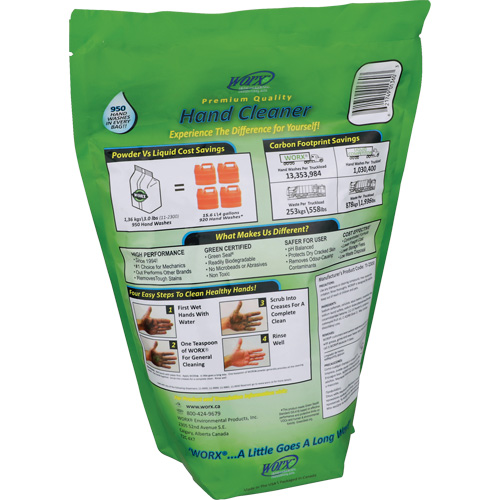 Biodegradable Hand Cleaner, Powder, 3 lbs., Refill, Scented Stor-it Systems