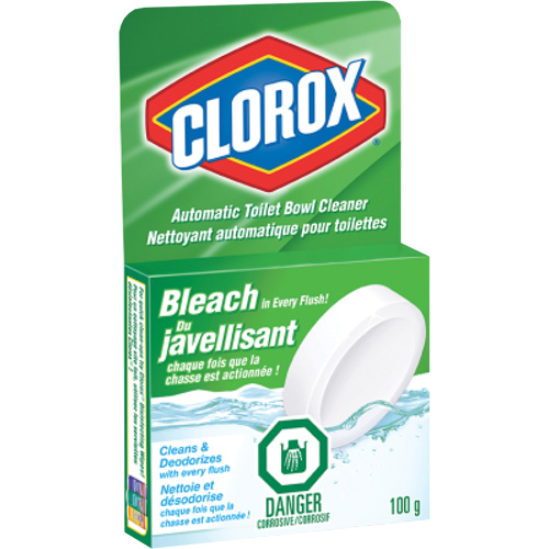 Nettoyant automatique &agrave; l'eau de Javel pour toilettes, 100 g, Tampon Stor-it Systems