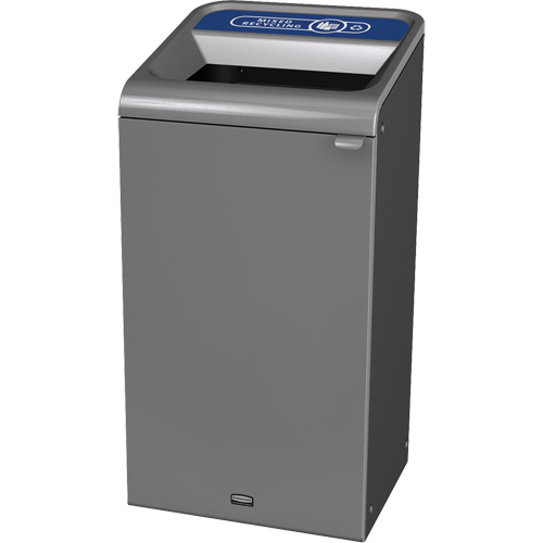 Conteneur pour d&eacute;chets de recyclage m&eacute;lang&eacute;s Configure, Vrac/Bord de rue/De bureau, Acier, 23 gal. US Stor-it Systems