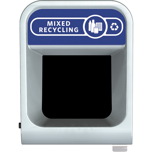 Conteneur pour d&eacute;chets de recyclage m&eacute;lang&eacute;s Configure, Vrac/Bord de rue/De bureau, Acier, 23 gal. US Stor-it Systems