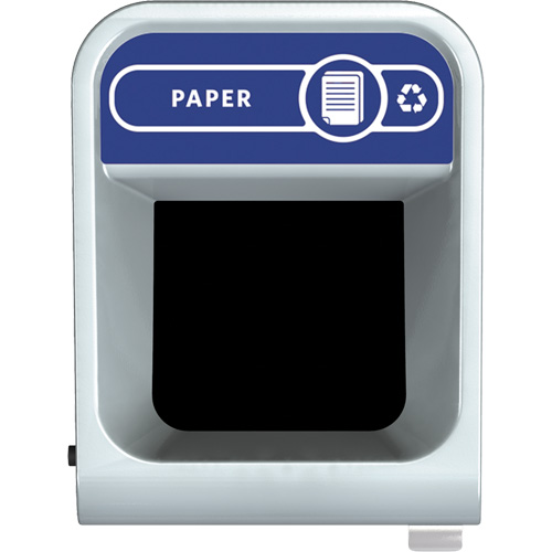 Conteneur pour d&eacute;chets de papier Configure, Vrac/Bord de rue/De bureau, Acier, 33 gal. US Stor-it Systems