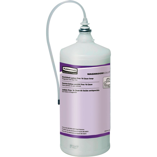 OneShot&reg; Dye & Fragrance Free Lotion Hand Soap Refill, Cream, 1600 ml, Unscented Stor-it Systems
