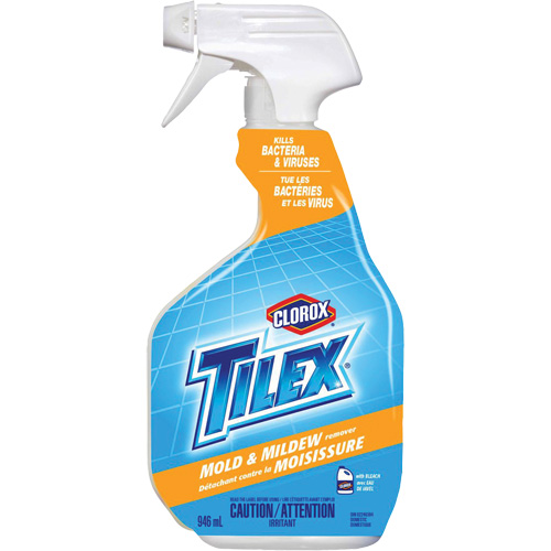 Nettoyant antimoisissures avec eau de Javel Plus Tilex, 946 ml, Bouteille &agrave; g&acirc;chette Stor-it Systems