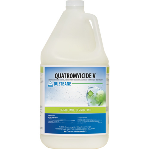 Quatromyicide V Disinfectant, Sanitizer & Deodorizer, 4 L, Jug Stor-it Systems