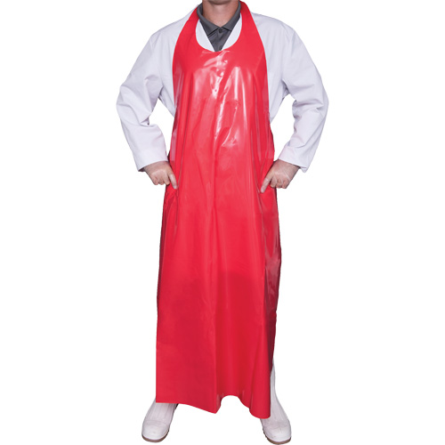 Top Dog 8 Mil. Apron, Polyurethane, 50" L x Red Stor-it Systems