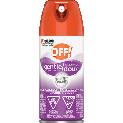 Off!&reg; Gentle Insect Repellent, DEET Free, Aerosol, 142 g Stor-it Systems