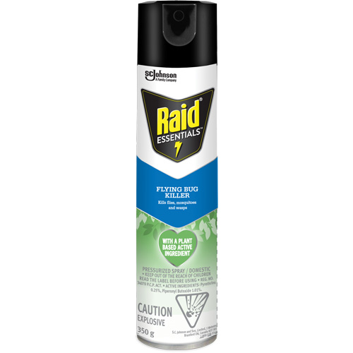 Raid&reg; Essentials Flying Bug Killer, 350 g, Aerosol Can Stor-it Systems