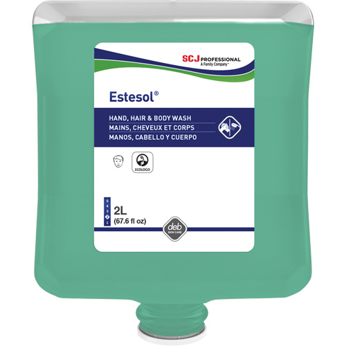 Estesol&reg; Hand, Hair and Body Cleaner, 2 L, Rain Forest, Plastic Cartridge Stor-it Systems