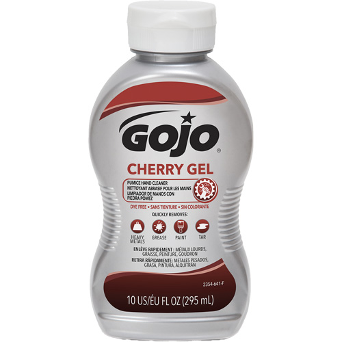 Nettoyant &agrave; mains, Gel/Pierre ponce, 295,74 ml, Bouteille, Cerise Stor-it Systems